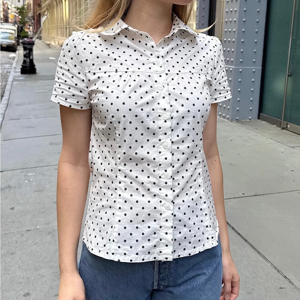 Brandy Melville Polka Dot Teagan Top